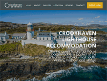 Tablet Screenshot of crookhavenlighthouse.ie